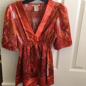 Vertigo silk shirt